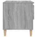 vidaXL Nočné stolíky 2 ks sivý dub sonoma 50x46x50 spracované drevo
