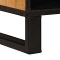 vidaXL TV skrinka Hnedá 100 x 33 x 46 cm Masívne mango drevo