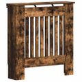 vidaXL Kryt radiátora Dymový dub 78 x 19 x 81,5 cm Kompozitné drevo