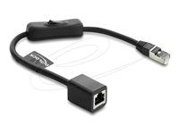 RJ45 kábel vidlica do zásuvky s prepínačom Cat.