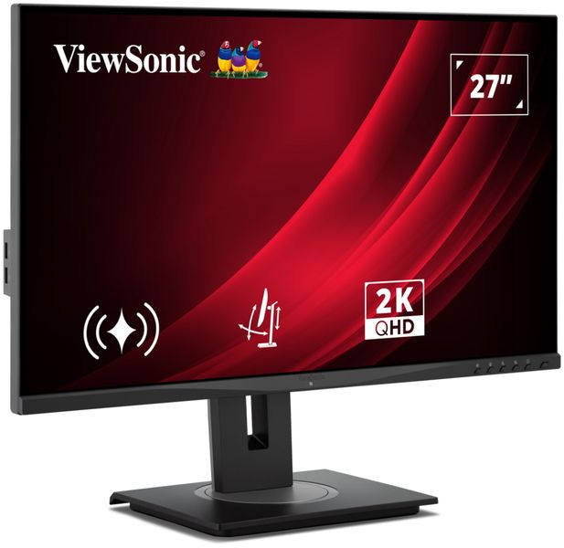 ViewSonic VG2748A-2K 27" 16:9 QHD Frameless IPS LED Monitor, HDMI, DP, USB-C 15W, Speakers, ergonomický stojan Monitor, 27", QHD 2560×1440, 100Hz, IPS, USB 3.2 hub, inteligentní senzory, ergonomický stojan, HDMI, DisplayPort, VGA, cerný