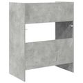 vidaXL DJ stôl Betónovo sivá 102 x 45 x 102 cm Kompozitné drevo