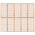 vidaXL Skladací paraván so 5 panelmi japonský štýl 200x170 cm