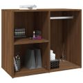 vidaXL Kozmetická skrinka hnedý dub 80x40x65 cm spracované drevo