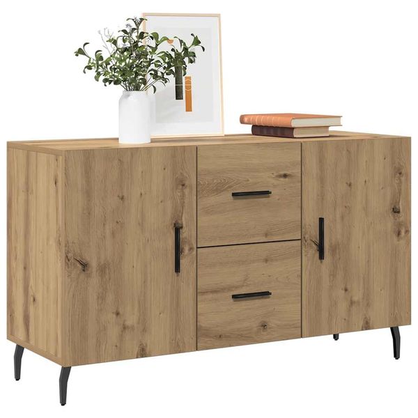vidaXL Komoda dub artisian 100x36x60 cm kompozitné drevo