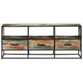 vidaXL TV skrinka 110x30x45 cm recyklovaný masív
