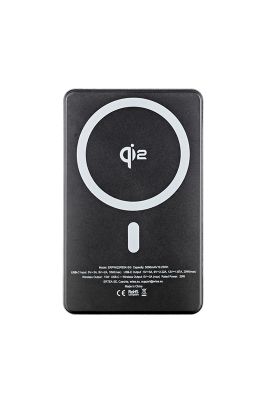 ER POWER Qi2 Dual PowerBank 5000mAh s USB-C - Space Gray