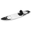 vidaXL Nafukovací Stand up paddleboard čierny 300x76x10 cm