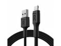 Green Cell KABGC21 rýchlonabíjací kábel Power Stream USB-A - Lightning 120cm pre Apple 2.4A
