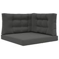 vidaXL Vankúš na vonkajšiu pohovku Polyester Antracitová 80 x 80 cm
