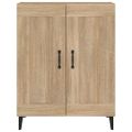 vidaXL Komoda vo farbe dubu sonoma 69,5x34x90 cm spracované drevo