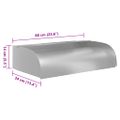 vidaXL Vodopád s LED 60x34x14 cm nehrdzavejúca oceľ 304