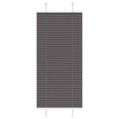 vidaXL plisovaná roleta čierna 65x100 cm Šírka látky 64,4 cm