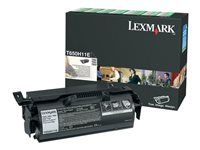 Vysoká výťažnosť - čierna - originálna - kazeta s farbivom LCCP, LRP - pre Lexmark T650dn, T650dtn, T650n, T652dn, T652dtn, T652n, T654dn, T654dtn, T654n, T656dne