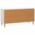 vidaXL TV skrinka Biela s vysokým leskom 99 x 34,5 x 50 cm