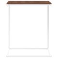 vidaXL Príručný stolík biely 55x35x66 cm spracované drevo