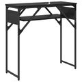 vidaXL Konferenčnýstolík Čierny dub Kompozitné drevo 75x30x75cm