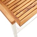 vidaXL Záhradné stoličky 6 ks s podložkami akáciový masív