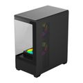 Počítačová skriňa DarkFlash C365 (čierna) + 5 ventilátorov