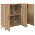 vidaXL Servírovacia skriňa Remeselný dub 89,5 x 34 x 80 cm