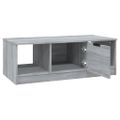vidaXL Konferenčný stolík sivý dub sonoma 102x50x36cm kompozitné drevo
