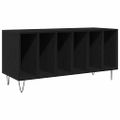 vidaXL Skrinka na gramofónové platne Čierny dub 100 x 38 x 48 cm
