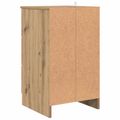 vidaXL Nočný stolík dub artisan 38 x 38 x 66 cm Kompozitné drevo