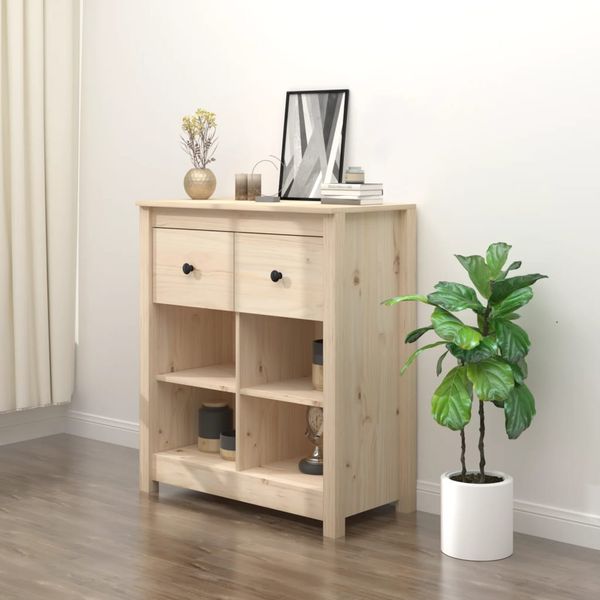 vidaXL Komoda 70x35x80 cm borovicový masív