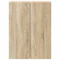 vidaXL TV nástenná skriňa 59,5 x 31 x 80 cm Sonoma dub
