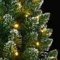 vidaXL Umelý úzky vianočný stromček 150 LED 150 cm