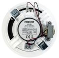 Fonestar Podhledový 100V reproduktor 10 W, 6,5", ABS, ocelová mřížka, montážní hl 71 mm, bílý stropní reproduktor, 100V linka, 6 W RMS, 6,5" dvojitý kužel, transformátor, hliníková mrížka, bílý