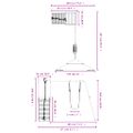 VidaXL Vonkajšia súprava na hranie drevo douglas