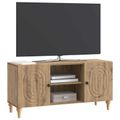 vidaXL TV skrinka 102 x 34,5 x 50 cm Dub artisan Kompozitné drevo