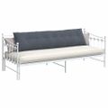 vidaXL Poduška na chrbát Tmavosivá 200 x 50 cm Kordúrová tkanina