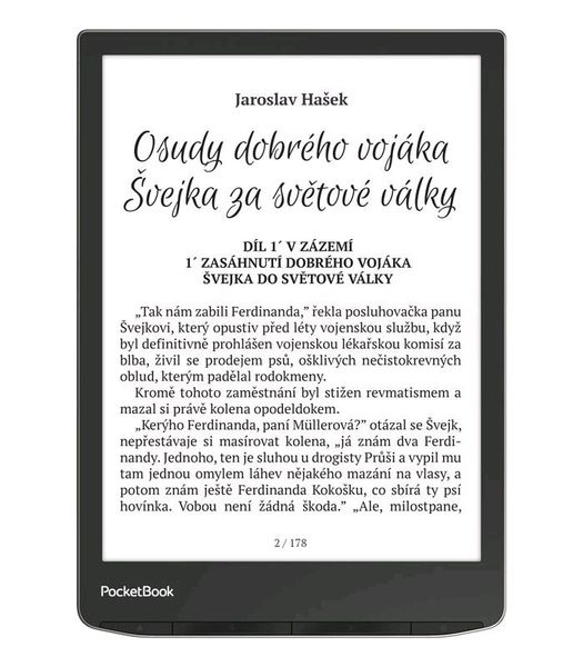 E-book POCKETBOOK 743G InkPad 4 Stardust Silver, strieborný