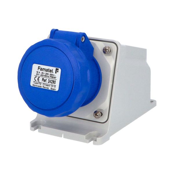 Zásuvka nástenná 24290 IP67/230V/16A/3P 6h - SpeedPRO