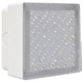 Podlahové LED svetlá 100 x 100 x 68 mm 2 ks