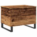 vidaXL Konferenčný stolík staré drevo 60x44,5x45 cm kompozitné drevo