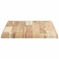 vidaXL Plávajúce police 3 ks 60x40x2 cm, neošetrený akáciový masív