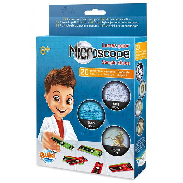 Preparáty pre mikroskop 20 ks