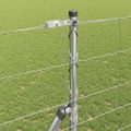 vidaXL Pevný kovaný drôtový plot 50 x 1,4 m Pozinkovaná oceľ Sieťovina