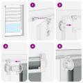 vidaXL Zebra roleta 125x150 cm šírka látky 120,9 cm polyester
