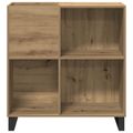 vidaXL Skrinka na gramofónové platne dub artisan 84,5 x 38 x 89 cm