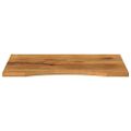 vidaXL Stolová doska so zakrivením 90x60x2,5 cm surový mangový masív