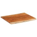 vidaXL Stolová doska 90x80x2,5 cm obdĺžnik masívna akácia živá hrana