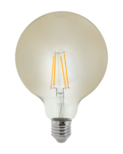 Dekoračná LED žiarovka FILAMENT Trixline 4W 440lm G95 E27 teplá biela