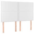 vidaXL Boxspring posteľ s matracom biely 140x190 cm umelá koža