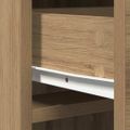 vidaXL Highboard dub artisan 40 x 41 x 135 cm Kompozitné drevo