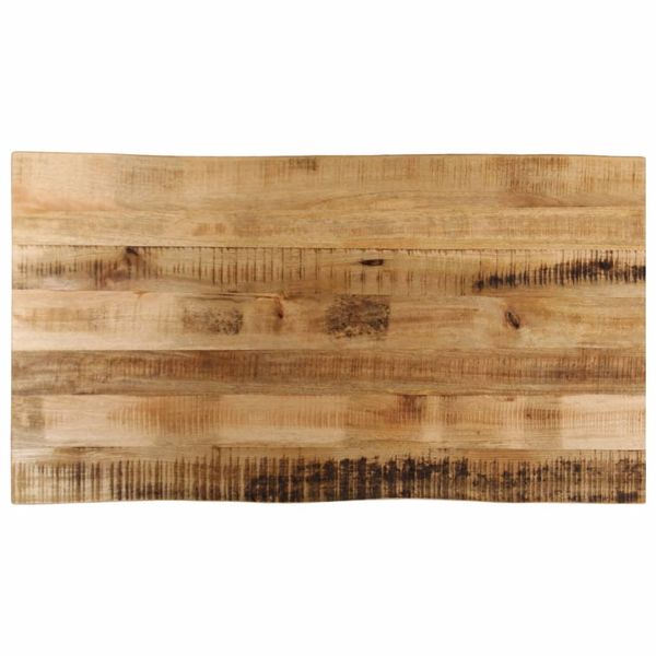 vidaXL Stolová doska živá hrana 110x60x2,5 cm masívny surový mangovník