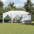 vidaXL Párty stan Biela 600 x 400 x 266 cm Polyetylén